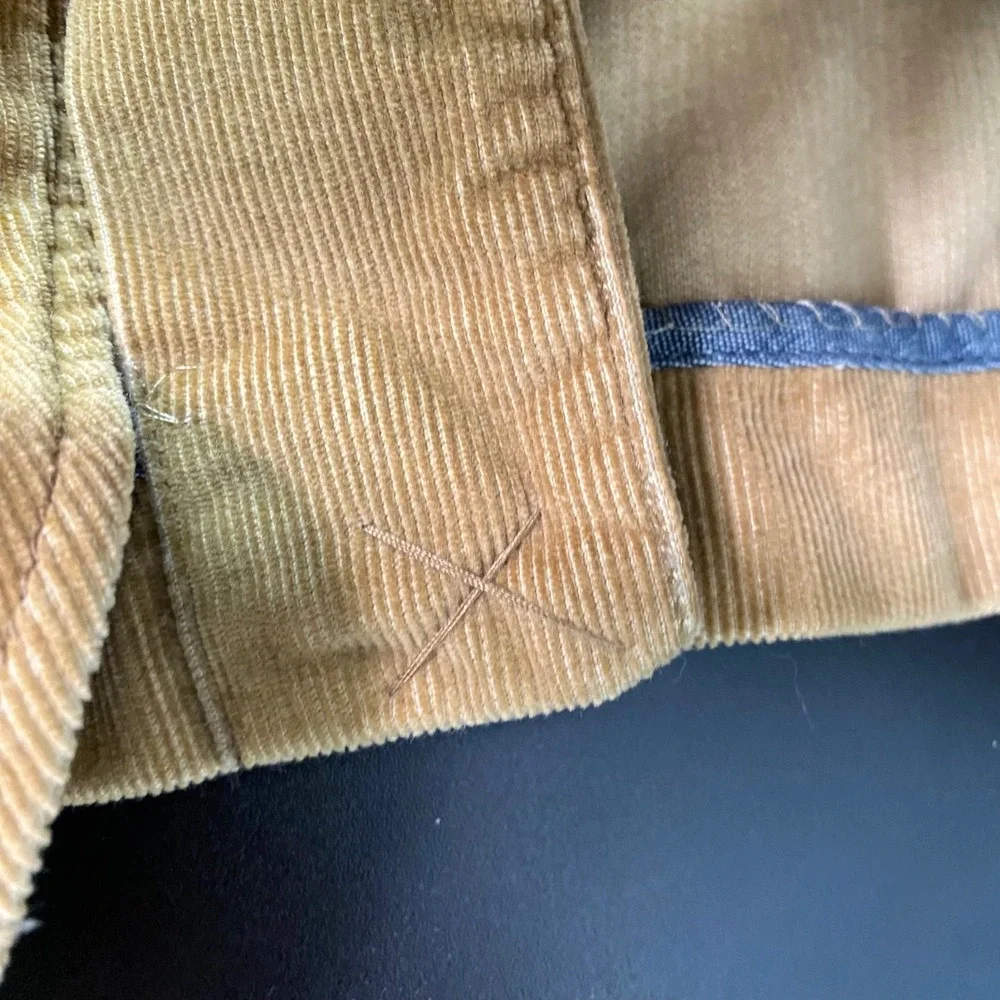 J. Crew Mens Ludlow Jacket XL Tan Corduroy Two Button Blazer Blazer